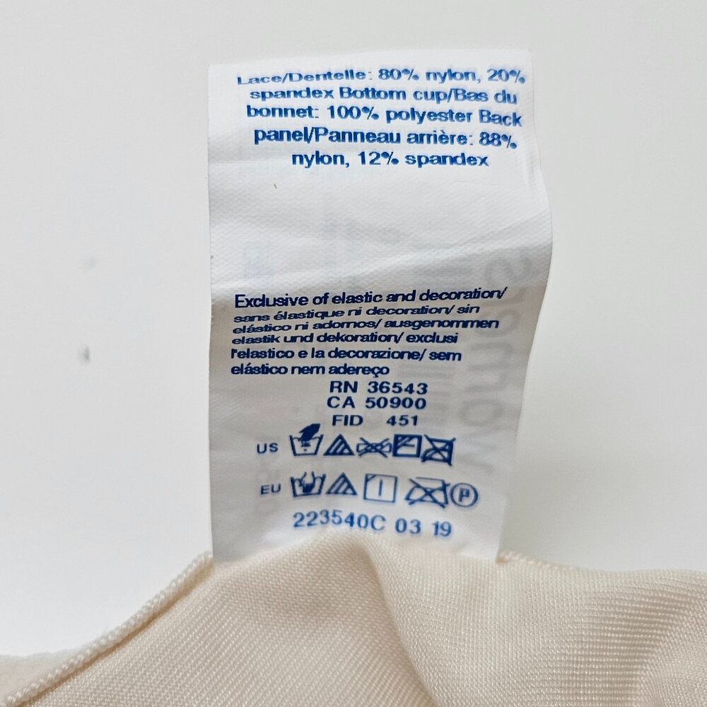232. Warner's underwire no padding bra. NWOT - Picture 5 of 5